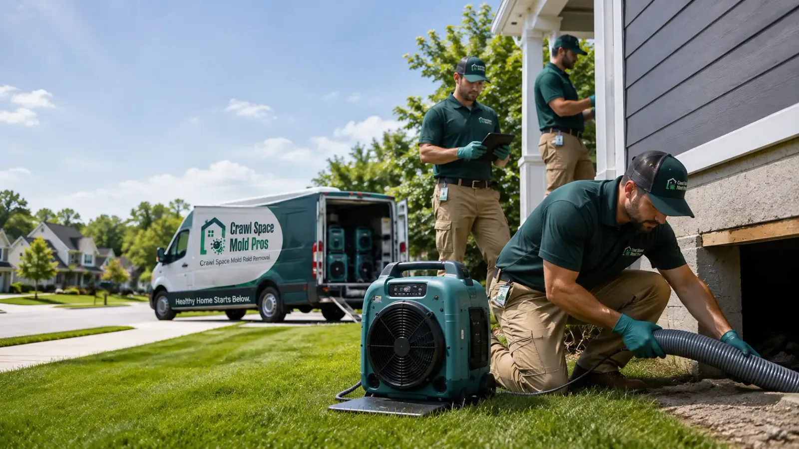 Crawl Space Mold Removal in Valley Center, KS